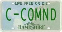 C-Command license plate