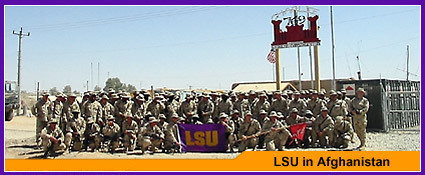 LSU alumni in Afghanistan